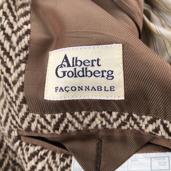 Mind blowing Faconnable cashmere/wool chevron coat - Picture 8 of 12